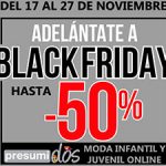 moda y ropa infantil blackfriday